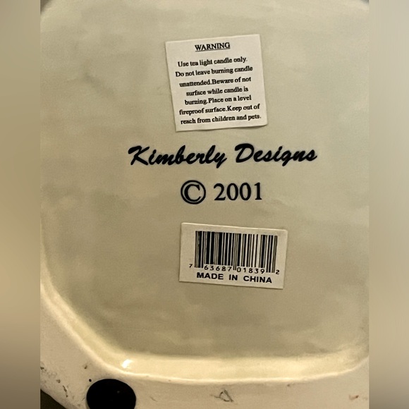 Vintage teddy bear cottage candle house - Picture 9 of 9